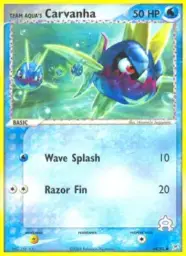 Team Aqua's Carvanha · Team Magma vs Team Aqua · 48/95