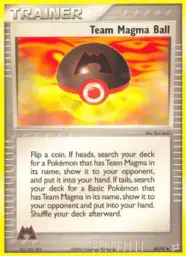 Team Magma Ball · Team Magma vs Team Aqua · 80/95