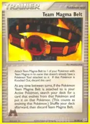 Team Magma Belt · Team Magma vs Team Aqua · 81/95