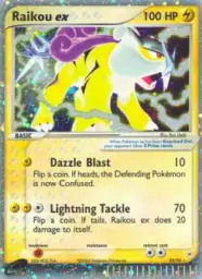Raikou ex · Team Magma vs Team Aqua · 92/95