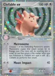 Clefable ex · FireRed & LeafGreen · 106/112