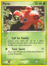 Paras · FireRed & LeafGreen · 72/112