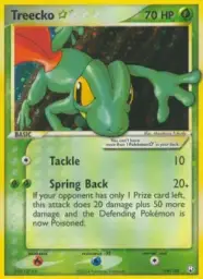 Treecko ☆ · Team Rocket Returns · 109/109