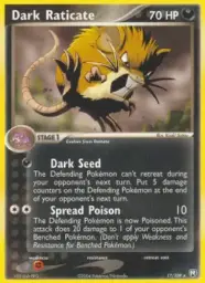 Dark Raticate · Team Rocket Returns · 17/109
