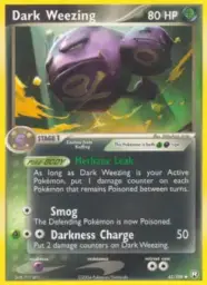 Dark Weezing · Team Rocket Returns · 42/109