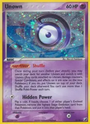 Unown · Unseen Forces Unown Collection · D/28