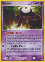 Unown · Unseen Forces Unown Collection · F/28