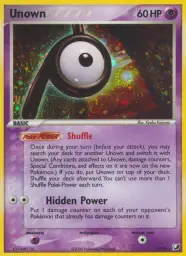 Unown · Unseen Forces Unown Collection · P/28