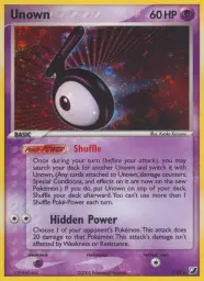 Unown · Unseen Forces Unown Collection · T/28