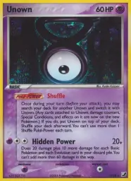 Unown · Unseen Forces Unown Collection · V/28