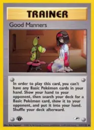 Good Manners · Gym Heroes · 111/132