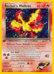 Rocket's Moltres · Gym Heroes · 12/132