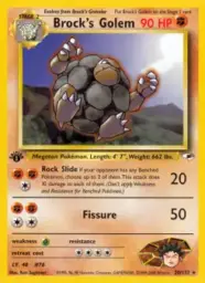 Brock's Golem · Gym Heroes · 20/132