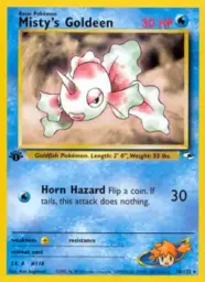 Misty's Goldeen · Gym Heroes · 30/132