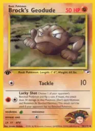 Brock's Geodude · Gym Heroes · 38/132
