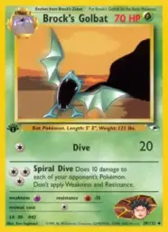 Brock's Golbat · Gym Heroes · 39/132