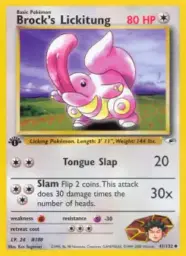 Brock's Lickitung · Gym Heroes · 41/132