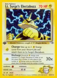 Lt. Surge's Electabuzz · Gym Heroes · 6/132