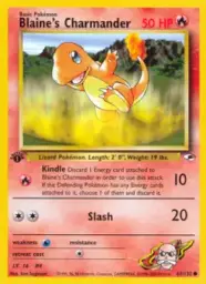 Blaine's Charmander · Gym Heroes · 61/132