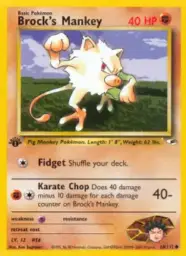 Brock's Mankey · Gym Heroes · 68/132