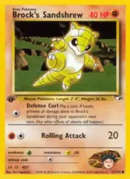 Brock's Sandshrew · Gym Heroes · 71/132