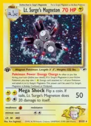 Lt. Surge's Magneton · Gym Heroes · 8/132