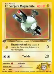 Lt. Surge's Magnemite · Gym Heroes · 80/132