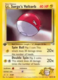 Lt. Surge's Voltorb · Gym Heroes · 84/132