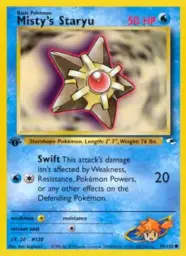 Misty's Staryu · Gym Heroes · 90/132