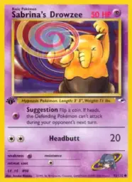 Sabrina's Drowzee · Gym Heroes · 92/132