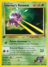Sabrina's Venonat · Gym Heroes · 96/132