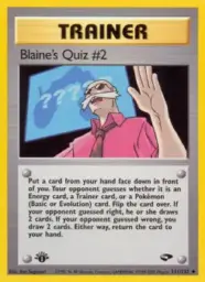 Blaine's Quiz #2 · Gym Challenge · 111/132
