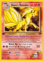 Blaine's Ninetales · Gym Challenge · 21/132