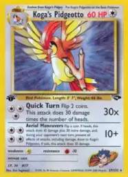 Koga's Pidgeotto · Gym Challenge · 27/132