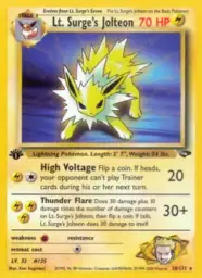 Lt. Surge's Jolteon · Gym Challenge · 28/132