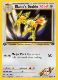 Blaine's Dodrio · Gym Challenge · 32/132