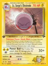 Lt. Surge's Electrode · Gym Challenge · 52/132