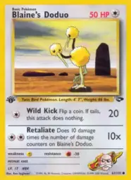 Blaine's Doduo · Gym Challenge · 61/132