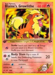 Blaine's Growlithe · Gym Challenge · 62/132