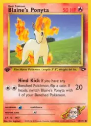 Blaine's Ponyta · Gym Challenge · 64/132