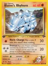 Blaine's Rhyhorn · Gym Challenge · 65/132