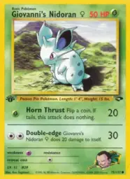 Giovanni's Nidoran♀ · Gym Challenge · 75/132