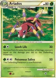 Ariados · HeartGold SoulSilver · 15/123
