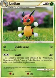 Ledian · HeartGold SoulSilver · 25/123