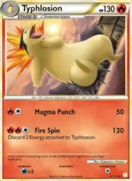 Typhlosion · HeartGold SoulSilver · 32/123