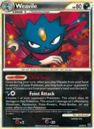 Weavile · Undaunted · 25/90