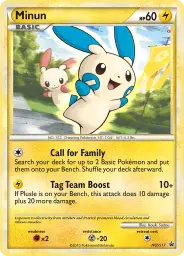 Minun · HGSS Black Star Promos · HGSS17/25