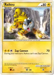 Raikou · HGSS Black Star Promos · HGSS19/25