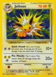 Reference image of Jolteon, Legendary Collection