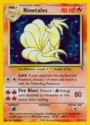 Reference image of Ninetales, Legendary Collection
